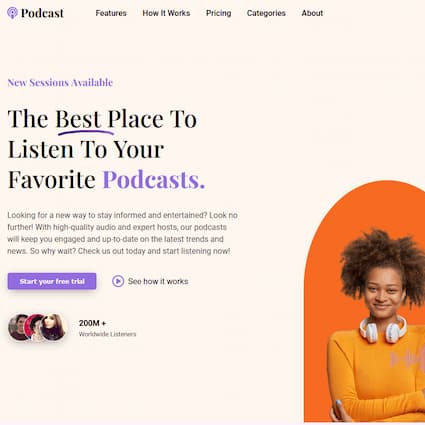 podcast-landing-page